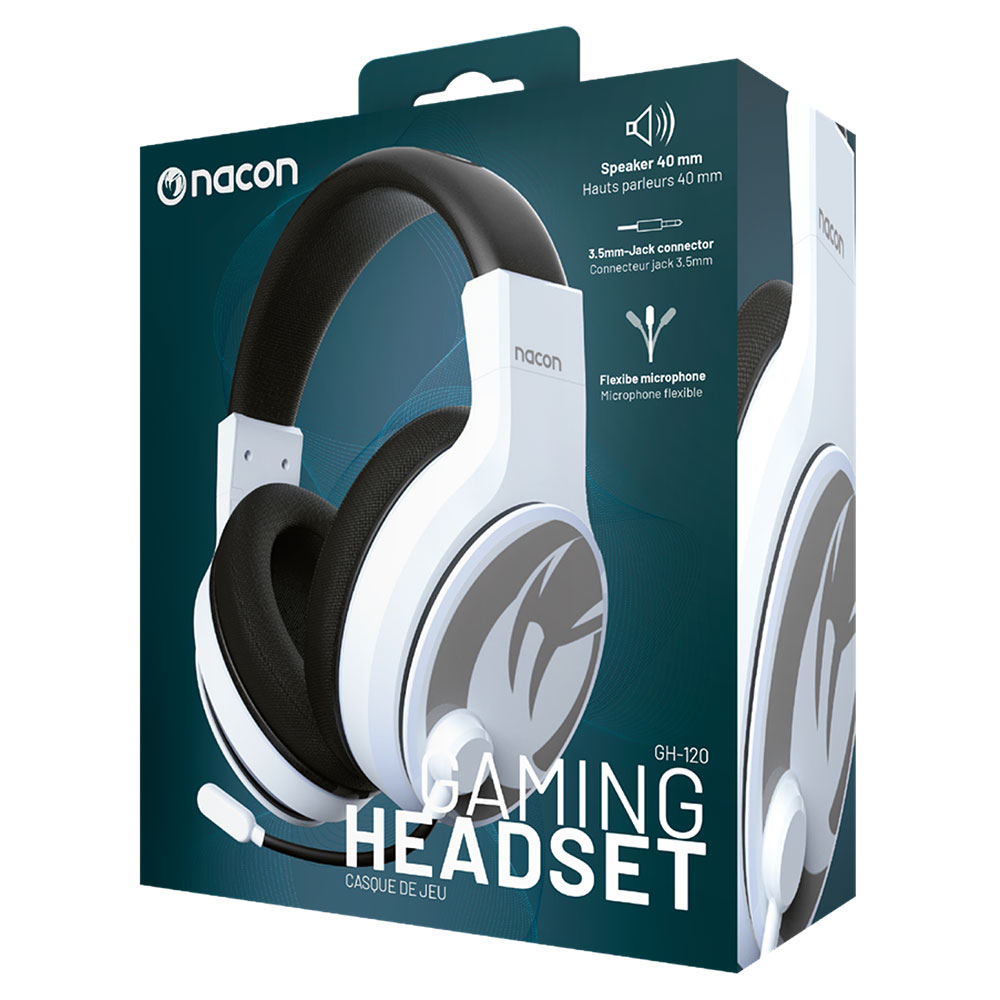 NACON Gaming-Headset GH-120 kabelgebunden weiß kaufen