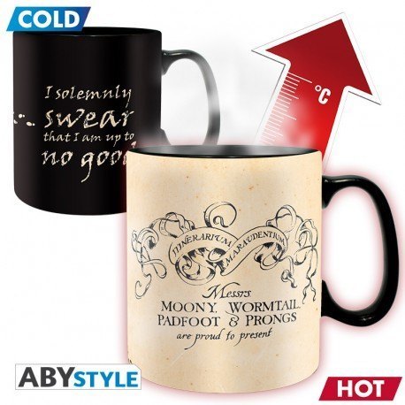 ABYstyle Kingsize Heat Change Tasse Harry Potter Marauder's Map 460 ml mehrfarbig