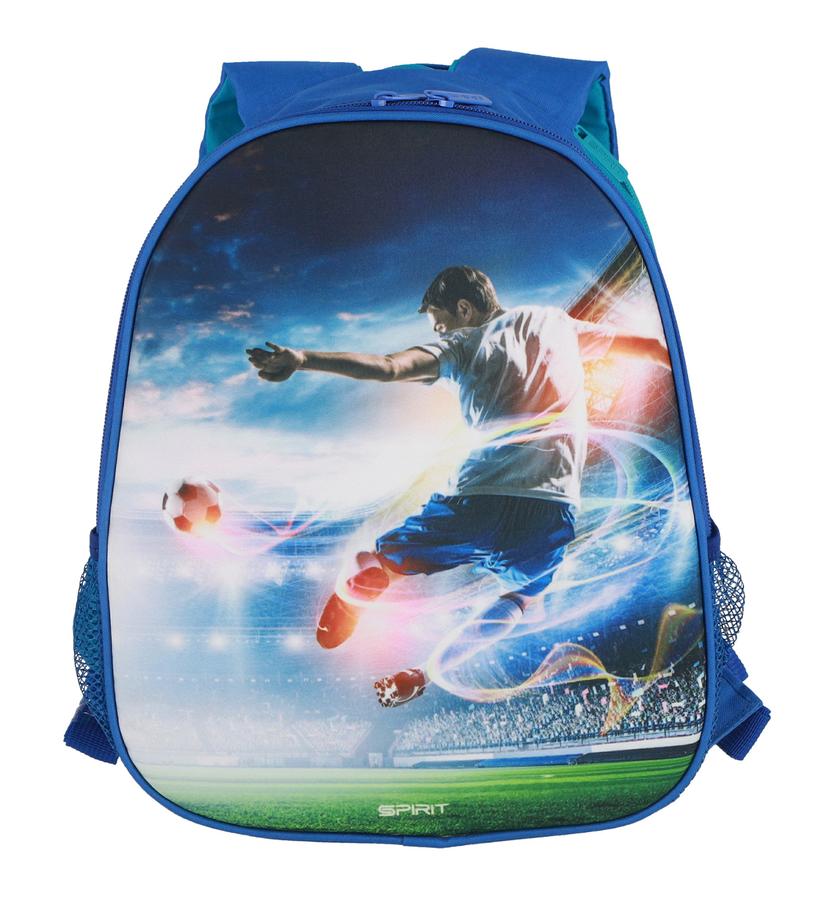 SPIRIT Kinderrucksack Uno-Duo mit Wendemotiv Auto/Fußball