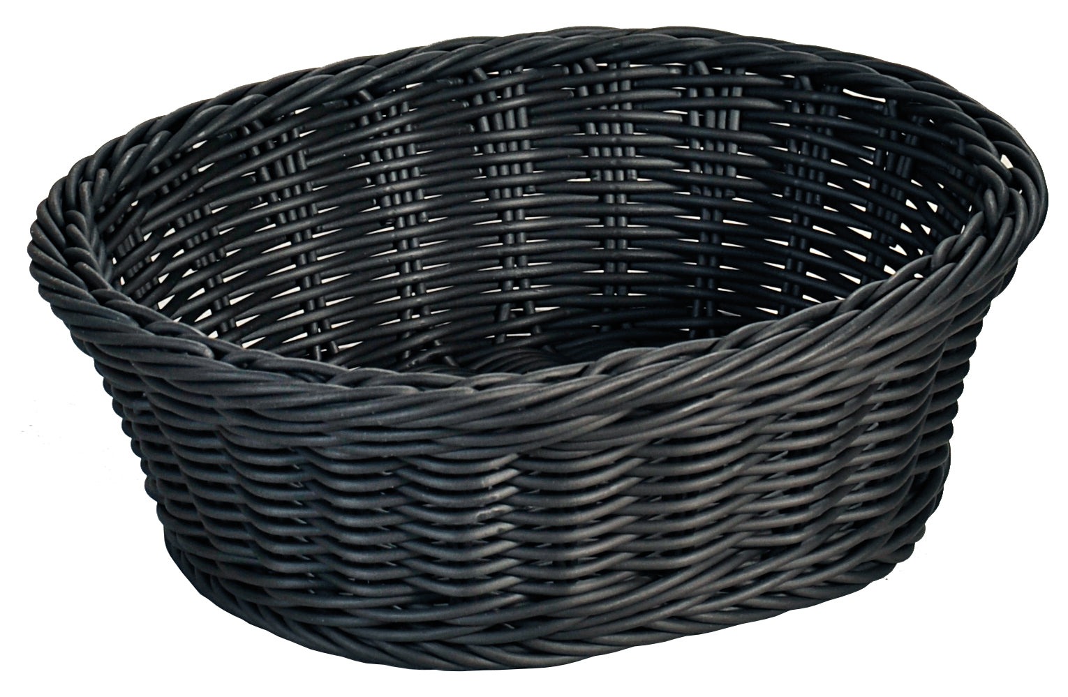 Brot- und Obstkorb 25 x 20,5 x 8,5 cm schwarz