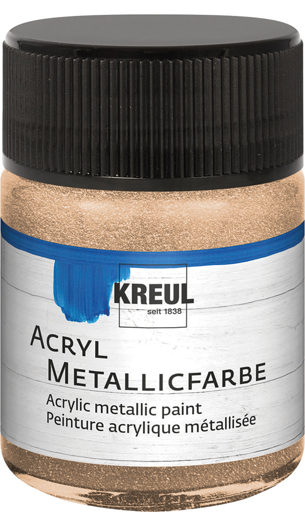KREUL Acryl Metallicfarbe champagner 50 ml