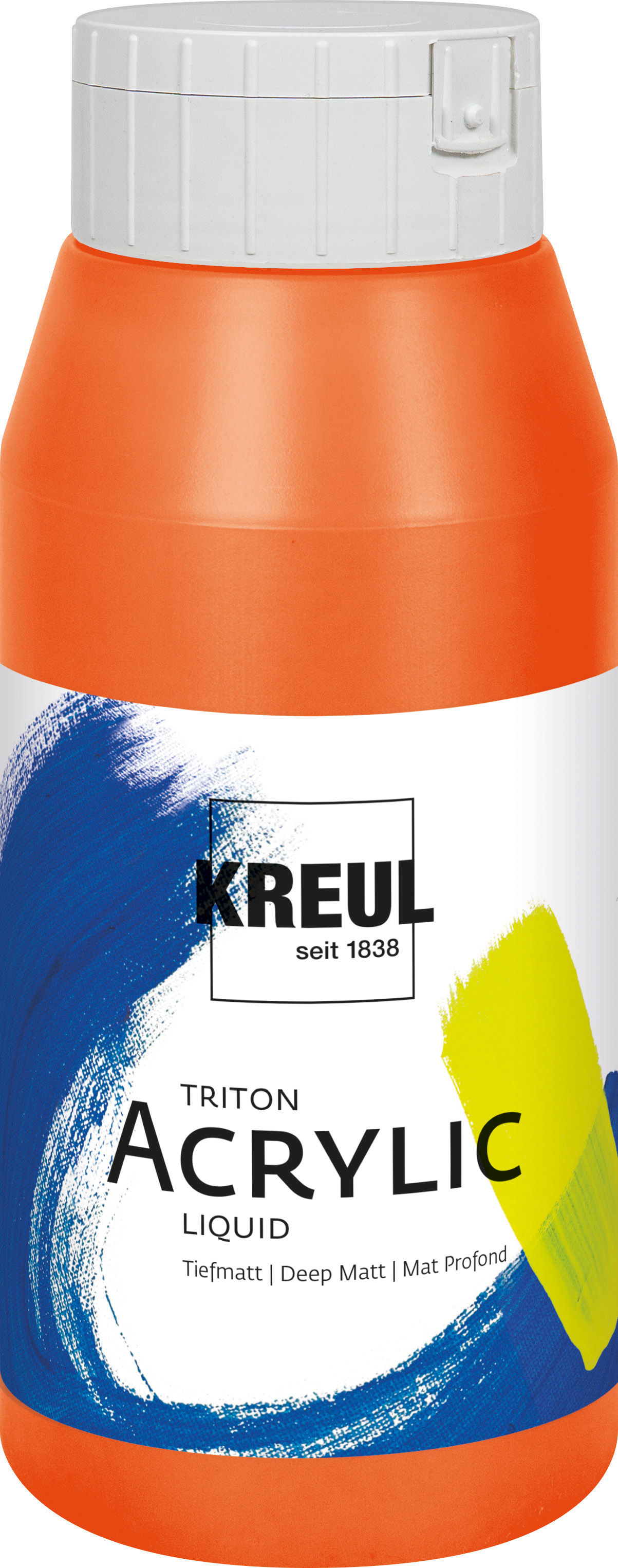 KREUL Triton Acrylfarbe 750 ml echtorange