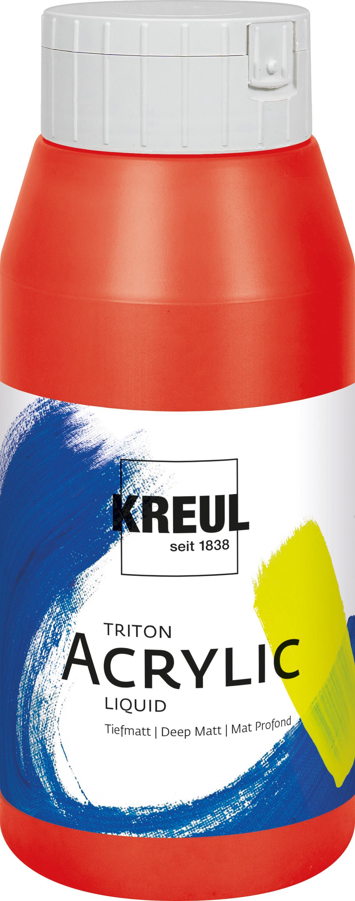 KREUL Triton Acrylfarbe 750 ml echtrot