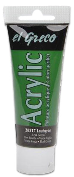 EL GRECO Acrylfarbe 75 ml laubgrün
