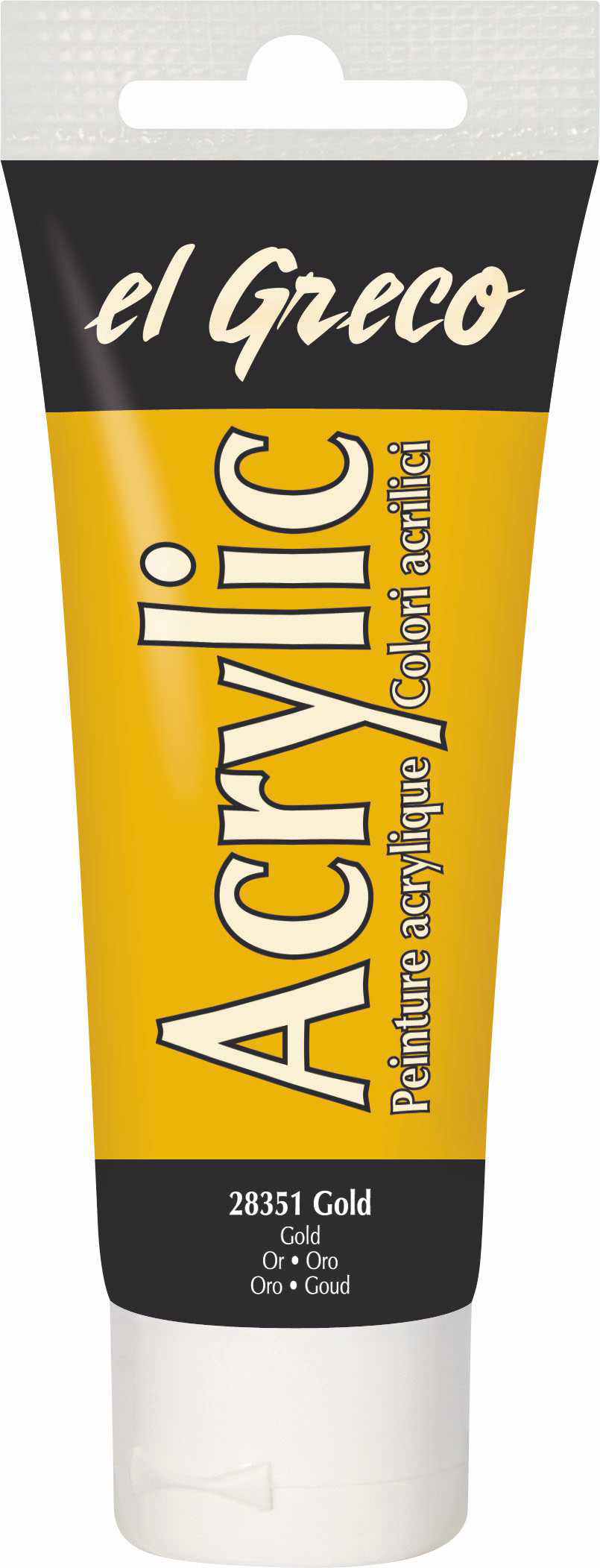 EL GRECO Acrylfarbe 75 ml gold