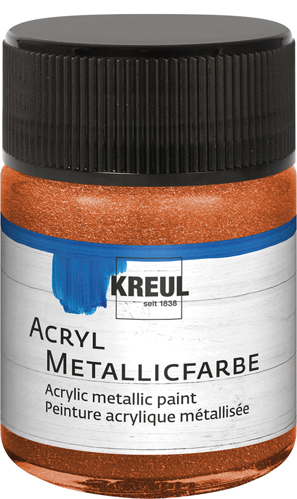 KREUL Acryl Metallicfarbe kupfer 50 ml