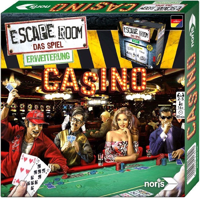 Noris Spiele, Casino, Escape Room, 18 Teile, 606101641