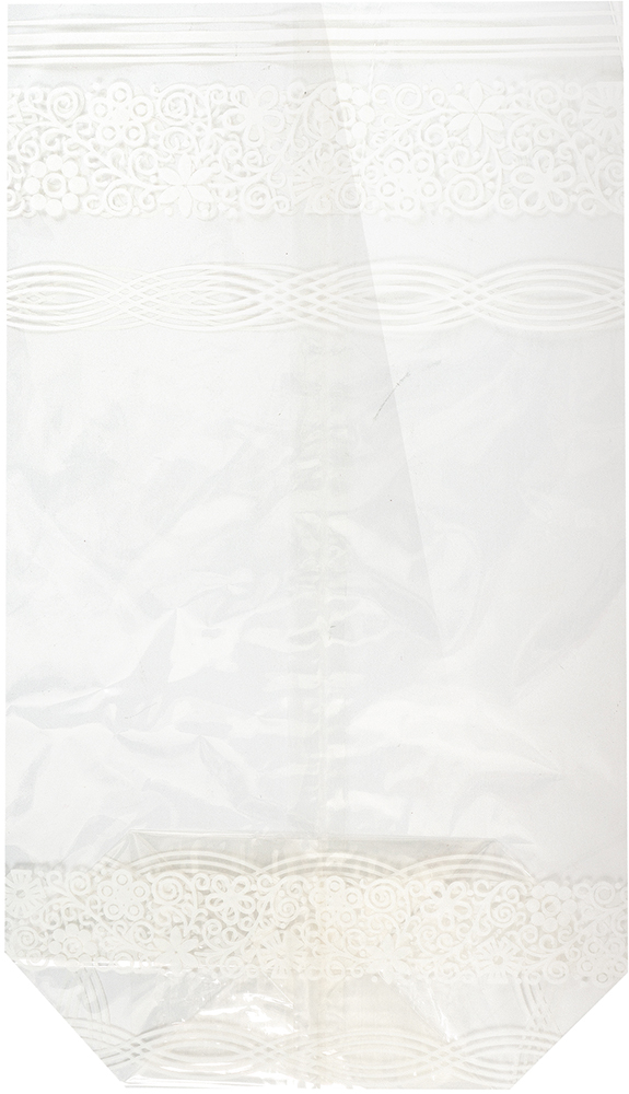 FOLIA Cellobeutel mit Spitze 11,5 x 19 cm 10 Stück