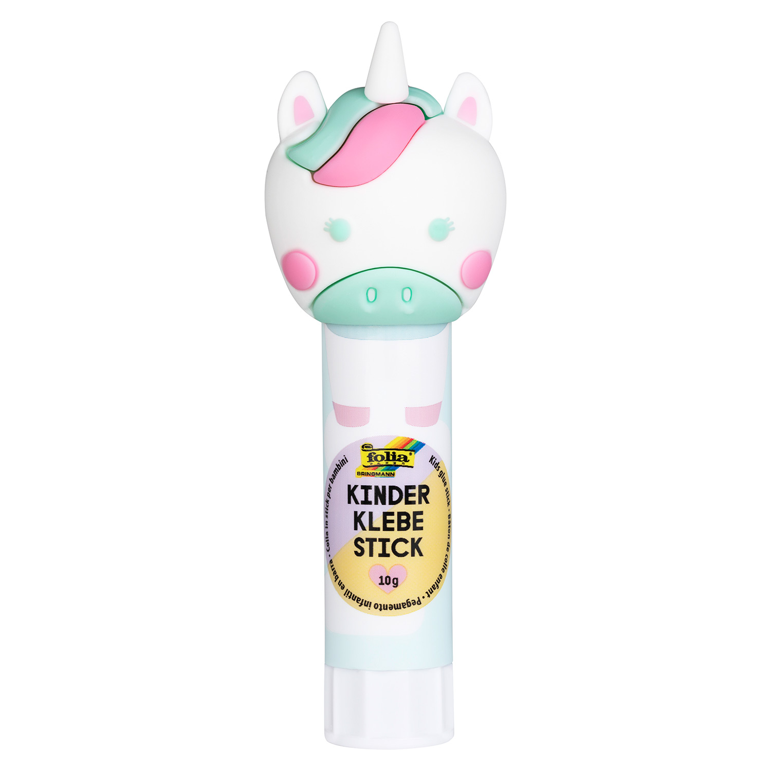 FOLIA Kinder-Klebestift Einhorn 10 g bunt