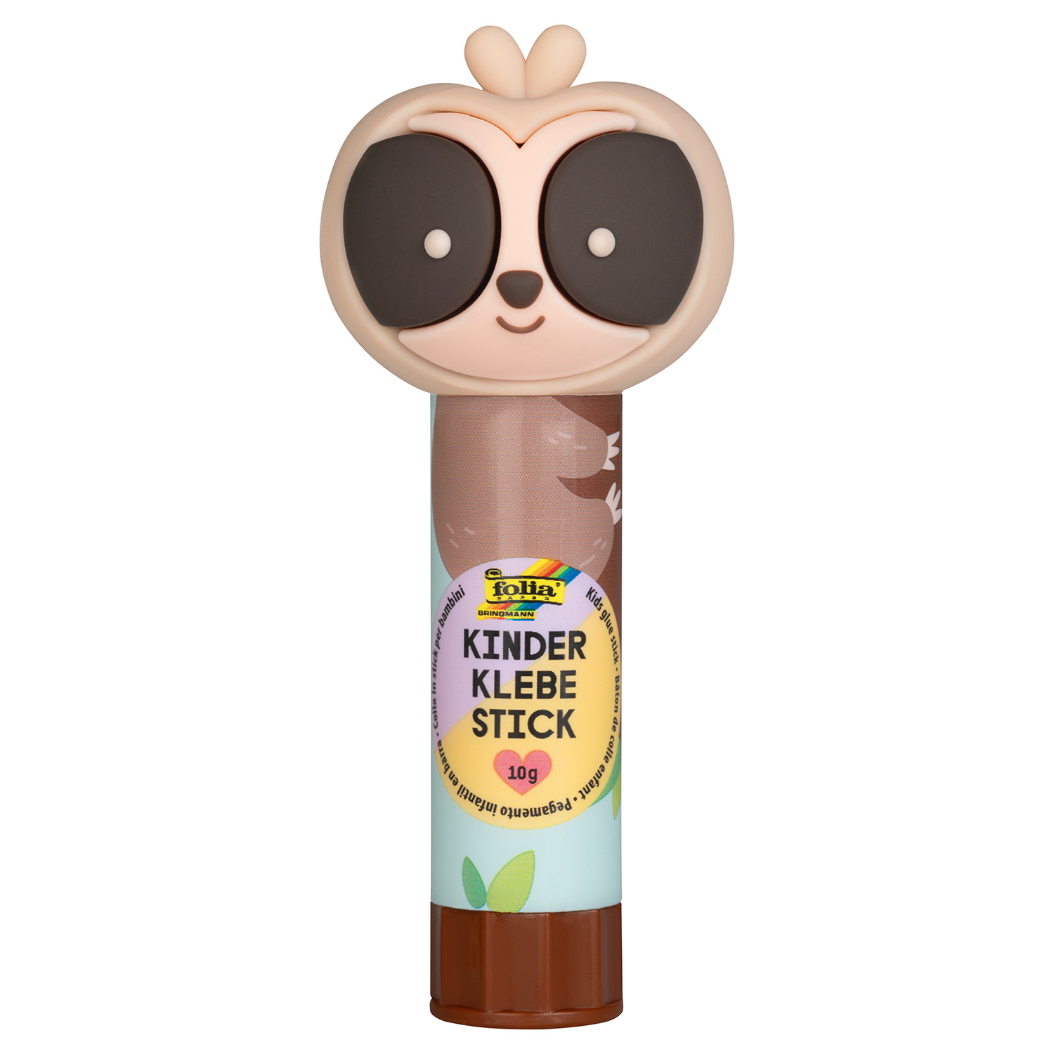 FOLIA Kinder-Klebestift Faultier 10 g bunt