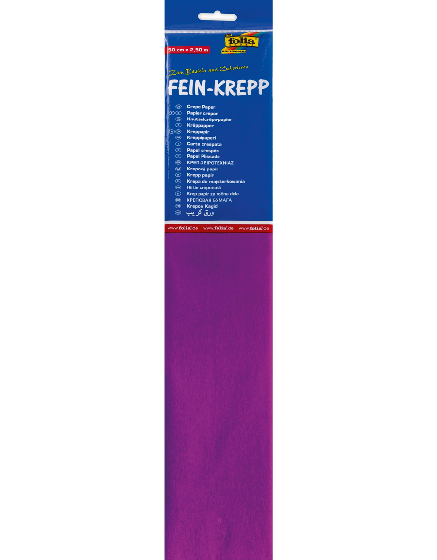 FOLIA Fein-Krepp 50 x 250 cm primel