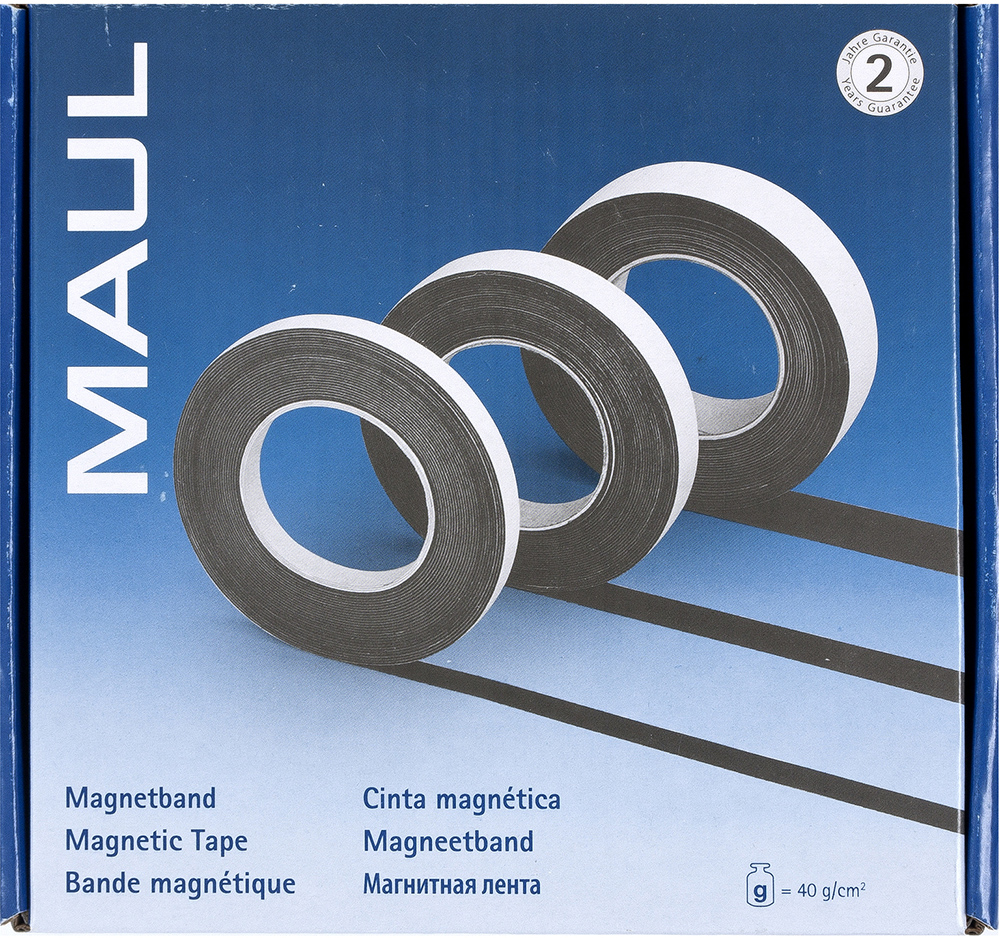 MAUL Magnetband 1 cm x 10 m schwarz