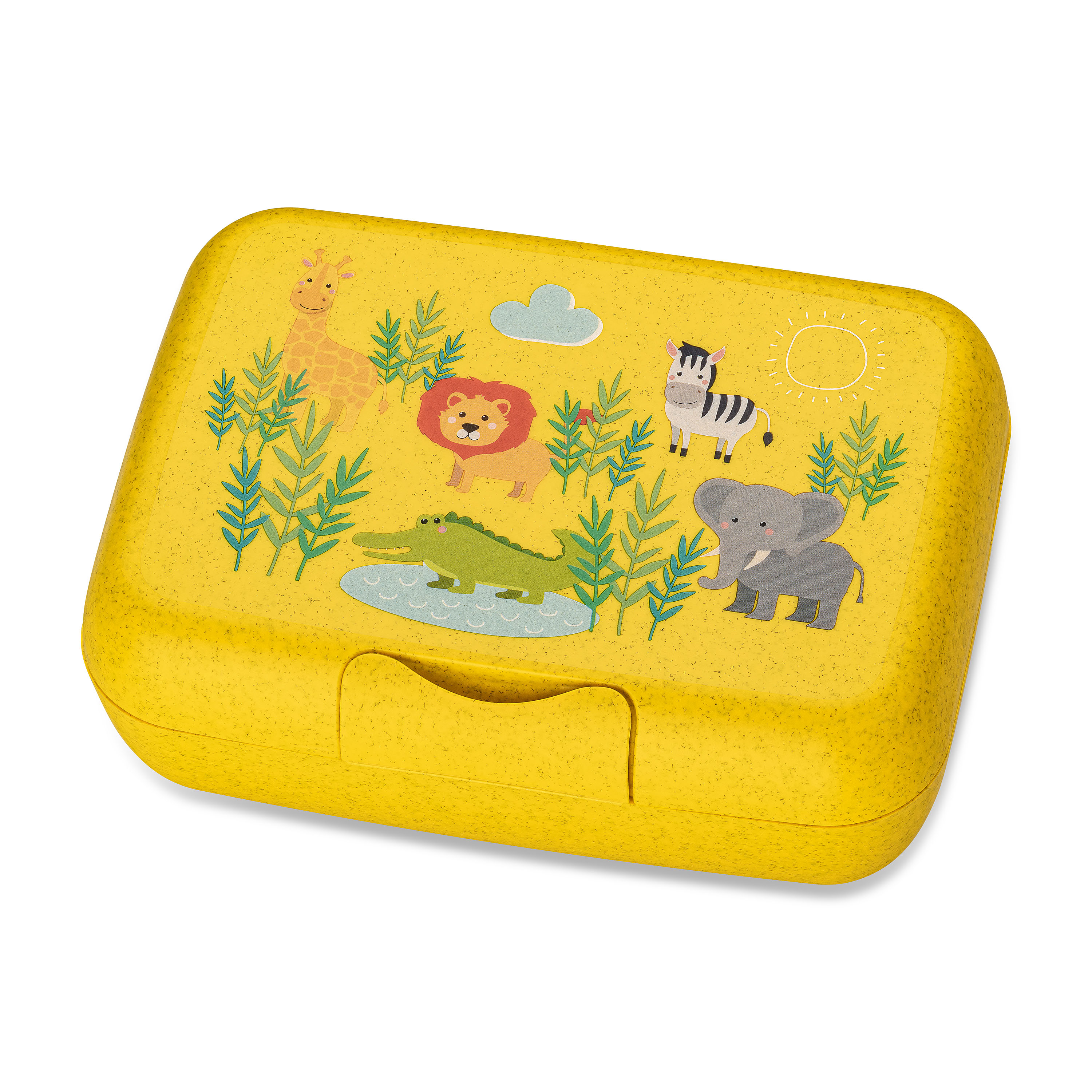 Lunchbox Africa 135 x 190 x 65 mm gelb