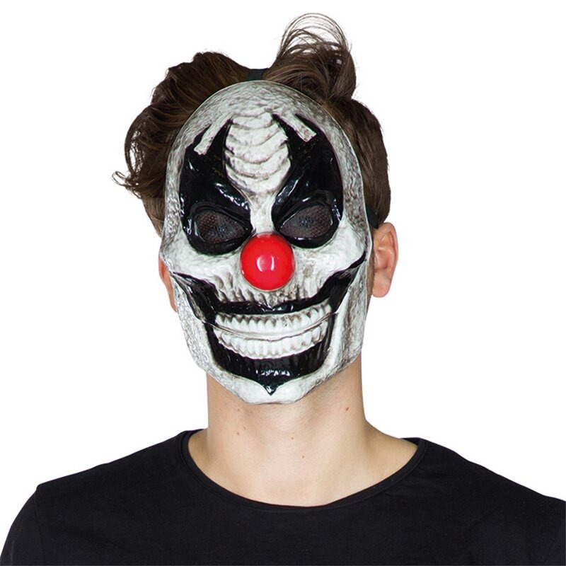 Clown Maske mit beweglichem Mund