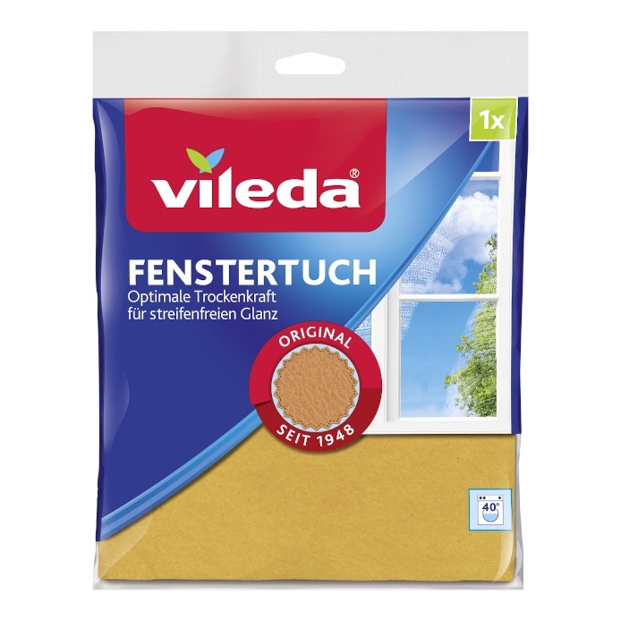 VILEDA Fenstertuch gelb