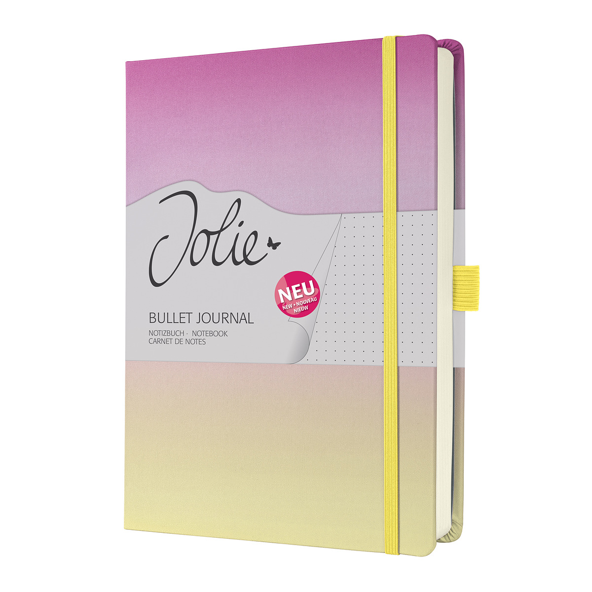 Bullet Journal Jolie Gradient Ice-Cream Hardcover A5+ gepunktet 200 Seiten bunt