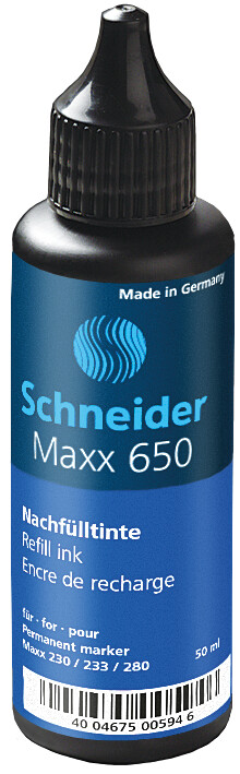 SCHNEIDER Nachfülltusche Maxx 650 50ml blau