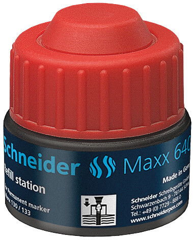 SCHNEIDER Refillstation Maxx 640 30ml rot