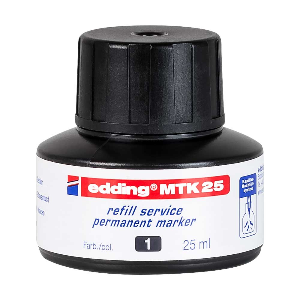 EDDING Nachfülltinte MTK25 25 ml schwarz
