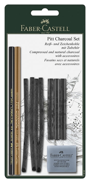 Faber-Castell - Pitt Charcoal Set, 10-tlg. 