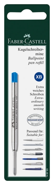 Faber-Castell Kugelschreibermine, XB, blau 