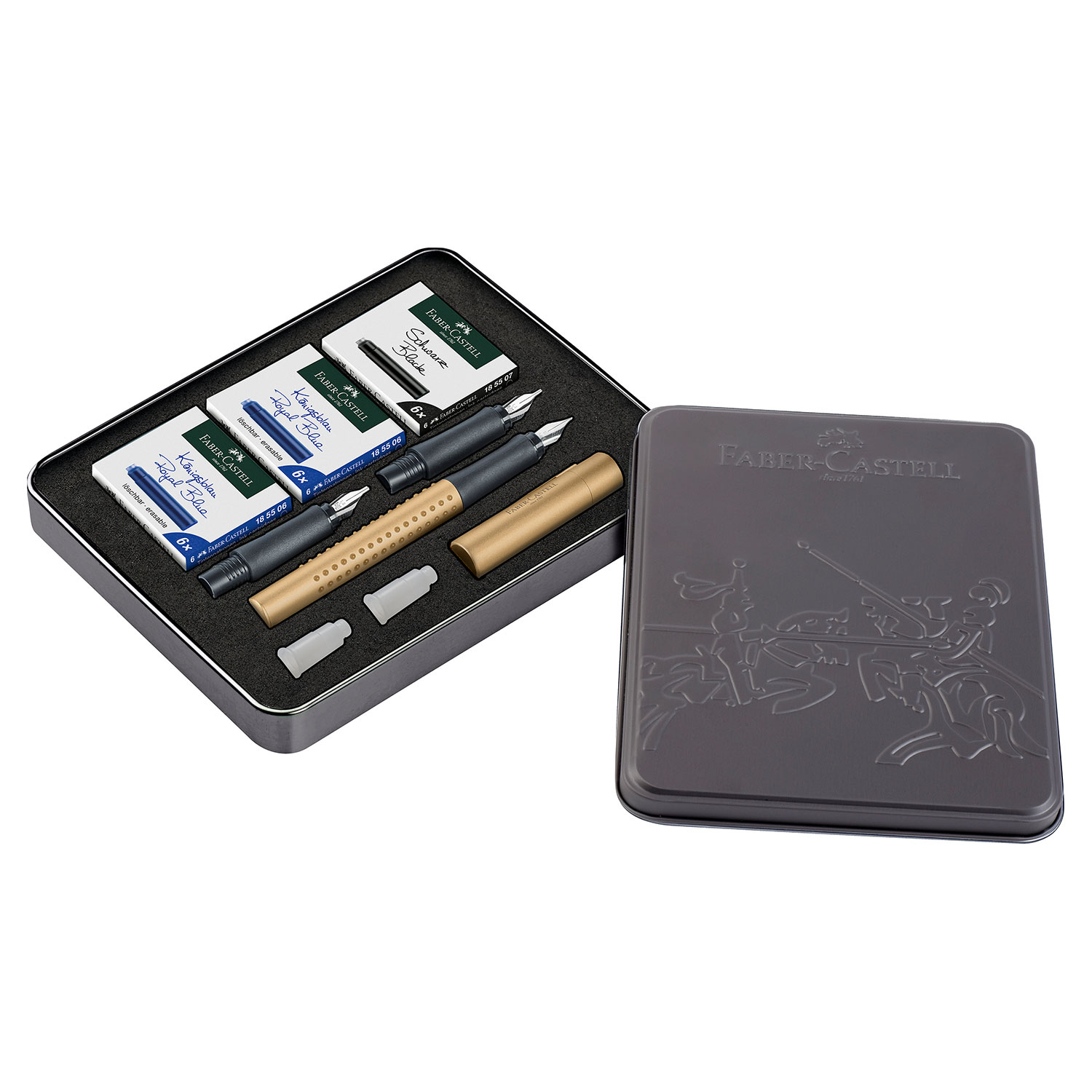 FABER-CASTELL Kalligrafie Set Grip Pearl gold