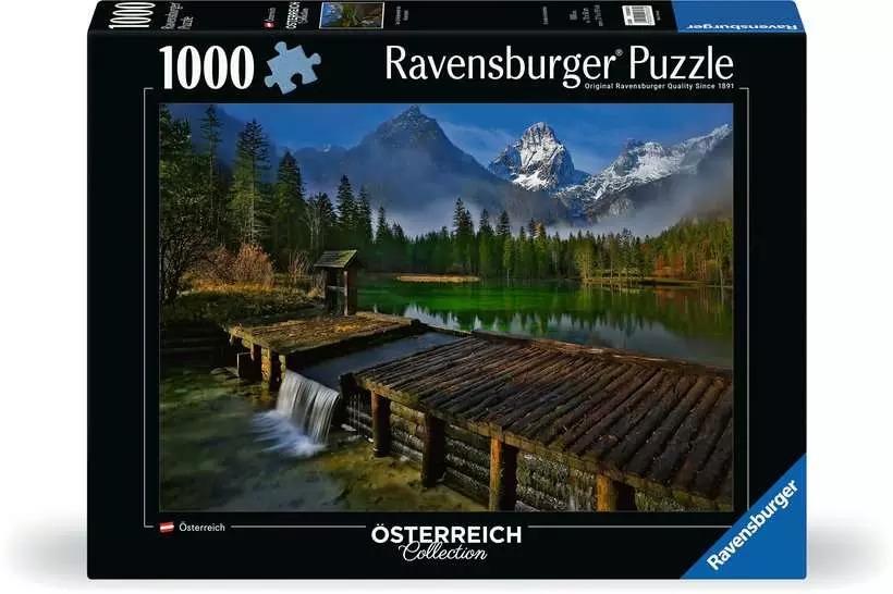 RAVENSBURGER Puzzle Schiederweiher bei Hinterstoder 1000 Teile   