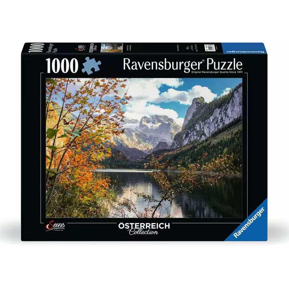 RAVENSBURGER Puzzle Vorderer Gosausee 1000 Teile bunt