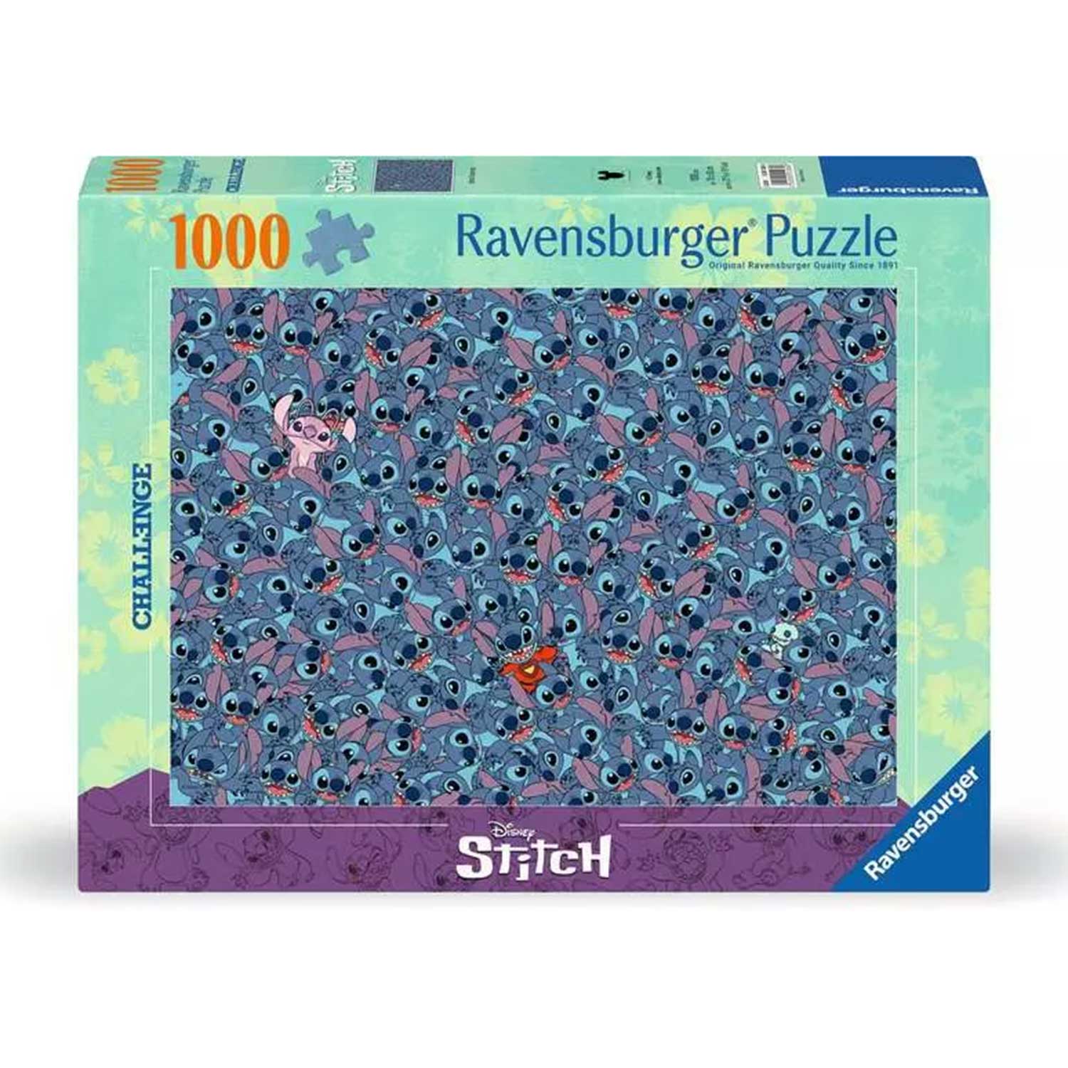 RAVENSBURGER Disney Stitch Challenge 1000 Teile bunt