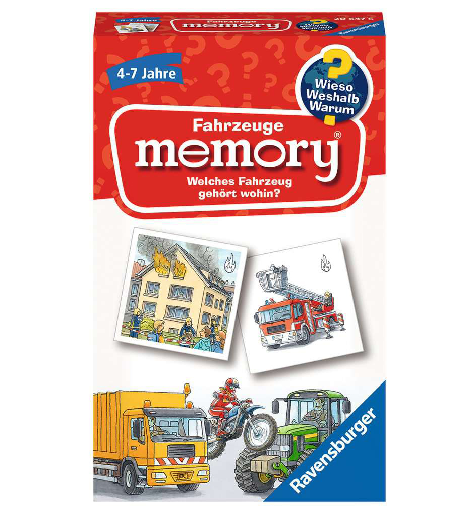 Wieso? Weshalb? Warum? Fahrzeuge memory (R) (Kinderspiel) 