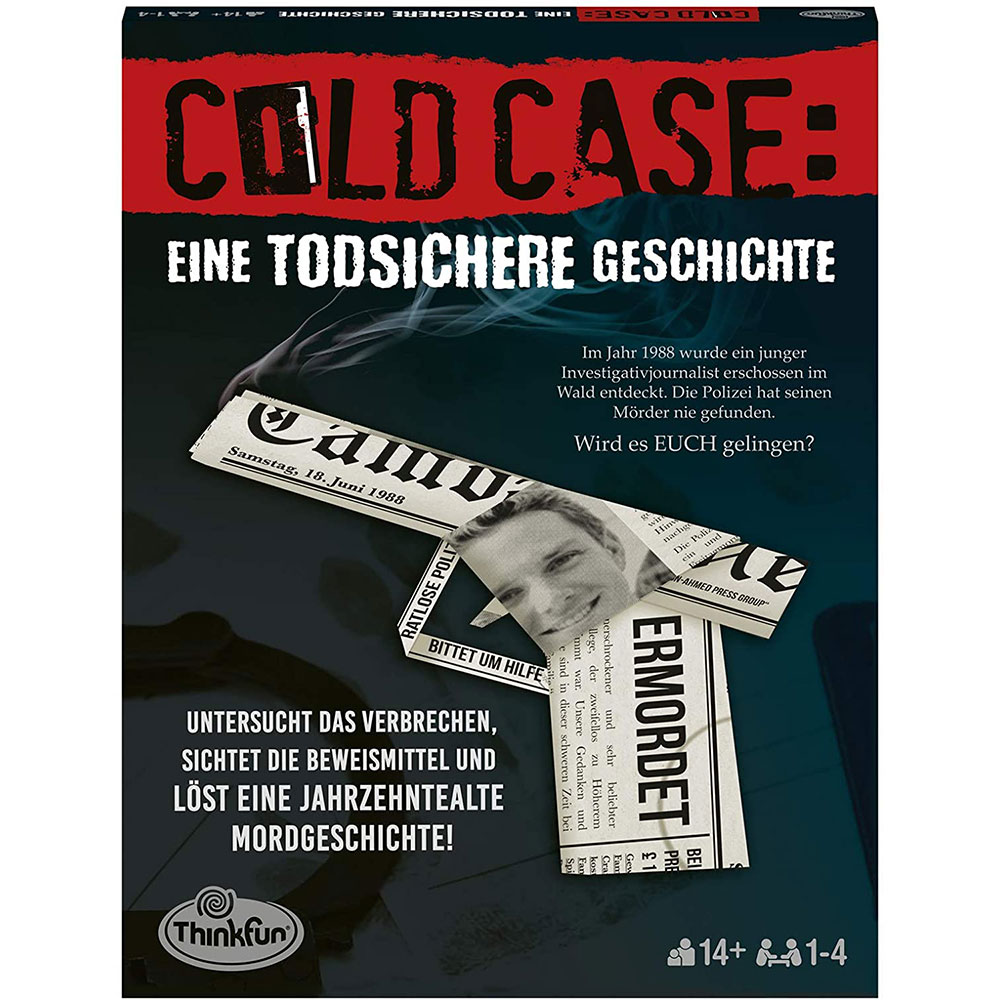 THINKFUN Cold Case: Eine todsichere Geschichte Wer findet den Mörder?