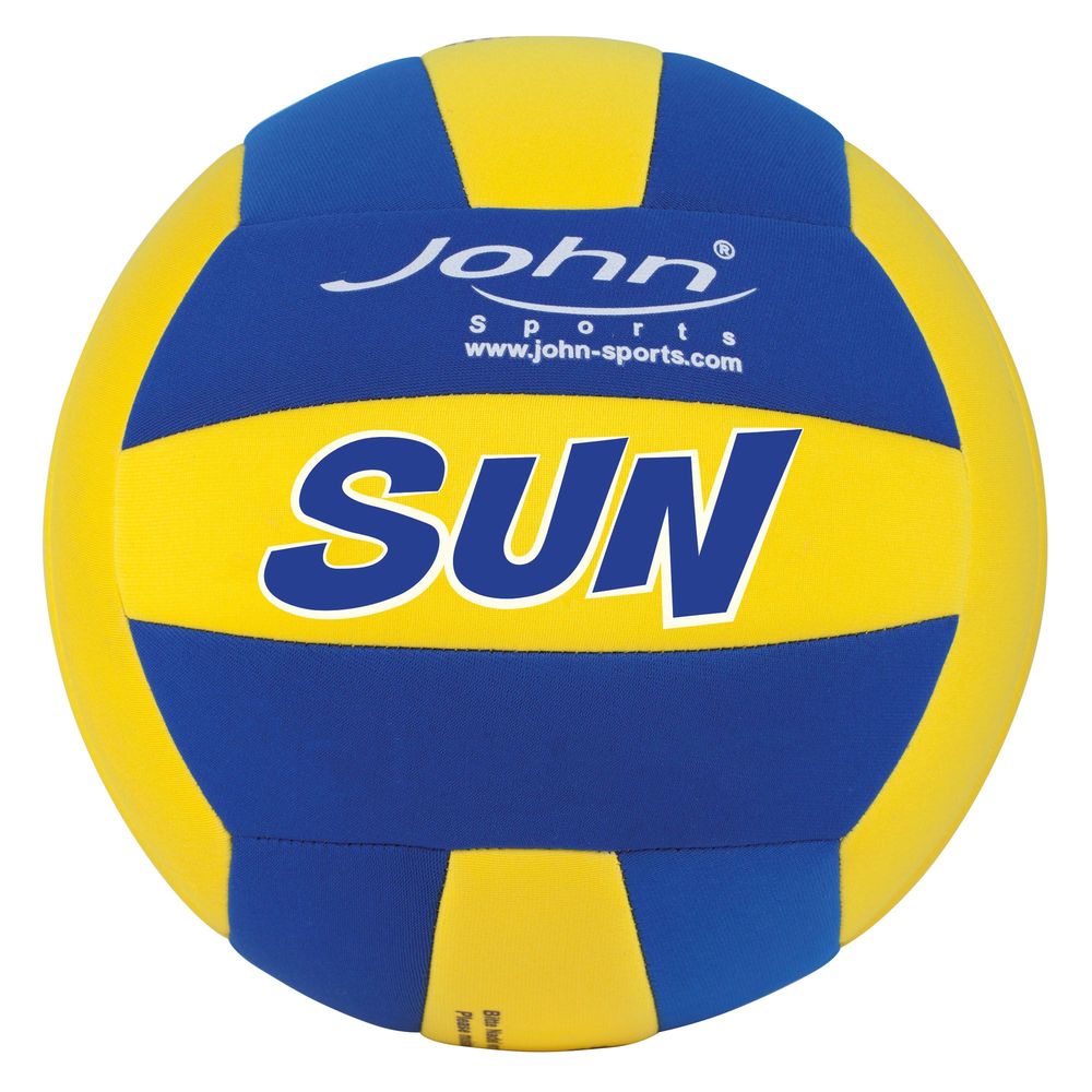 John, Beachvolleyball aus Neopren Sun, Ø 23 cm, MEHRFARBIG, 52750
