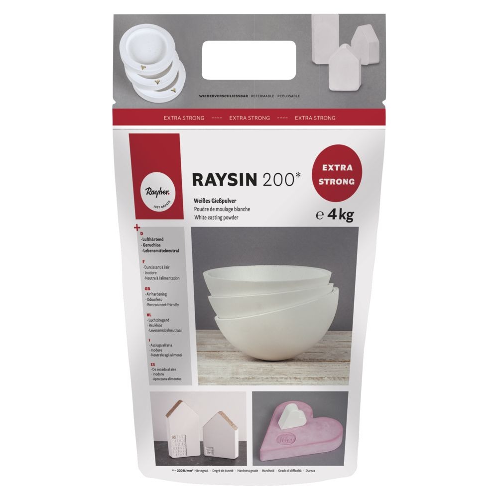 RAYHER Gießpulver Raysin 200 4kg weiß