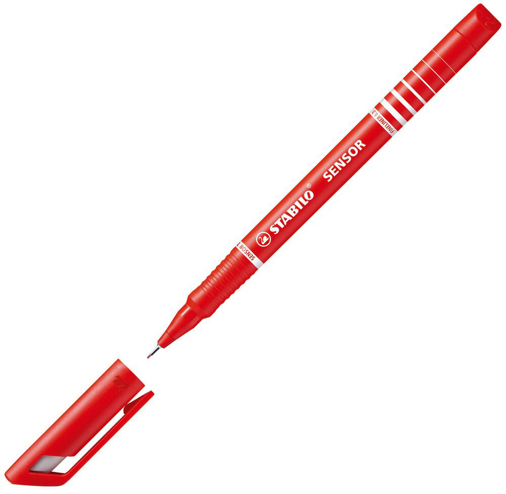 STABILO Fineliner SENSOR F, fein, rot 