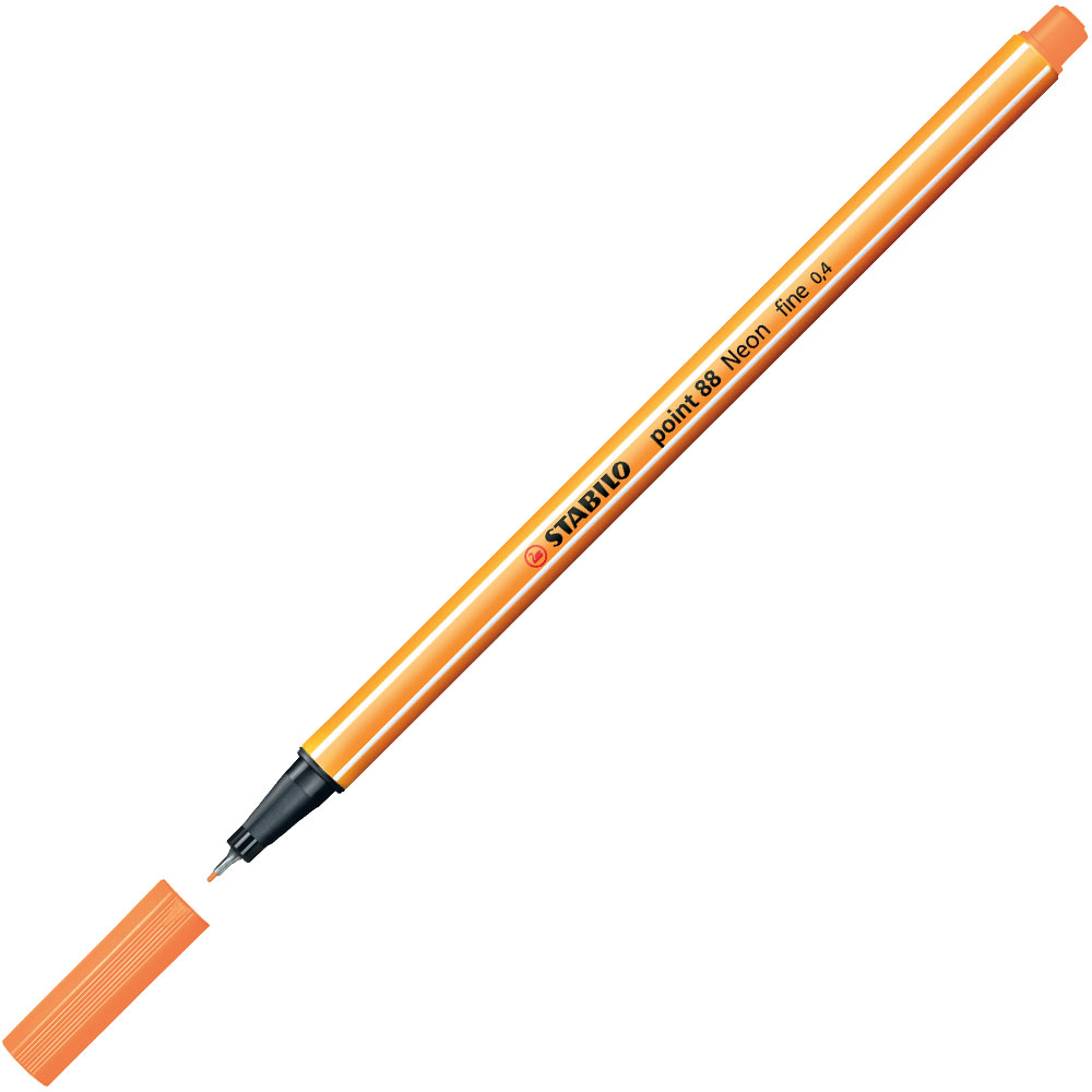 STABILO Fineliner point 88 NEON, leuchtfarbenorange 