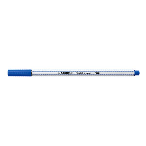 STABILO Filzstift mit Pinselspitze Pen 68 ultramarinblau