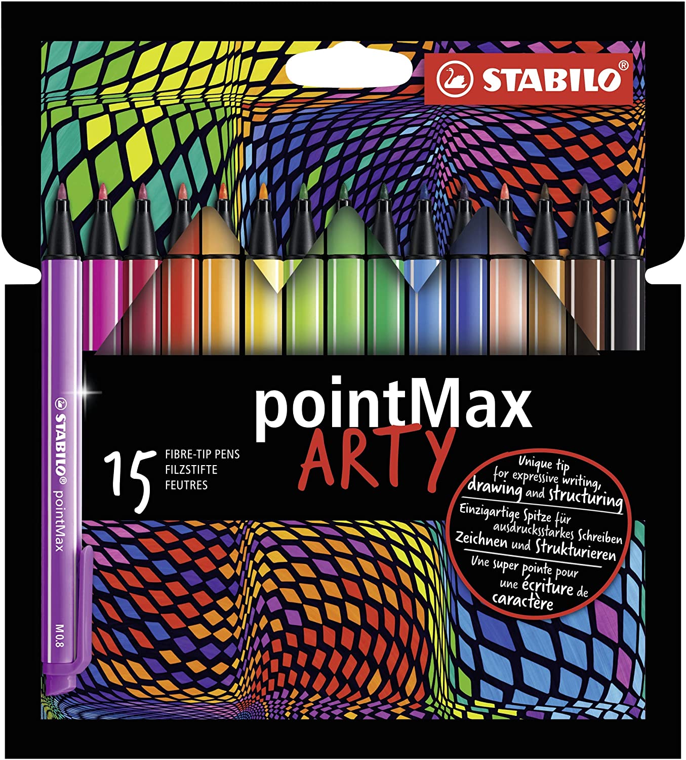 STABILO Fasermaler pointMax ARTY 15er