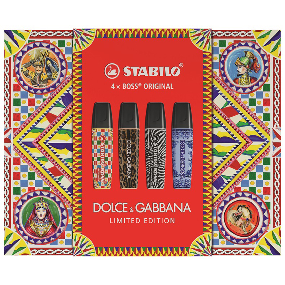 STABILO BOSS ORIGINAL Textmarker Dolce & Gabbana Limited Edition mehrere Farben