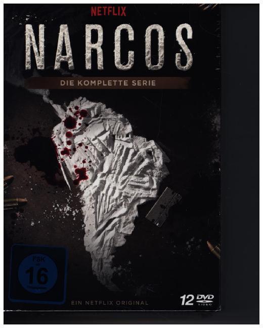 Narcos - Die komplette Serie. Staffel.1-3, 12 DVD - DVD