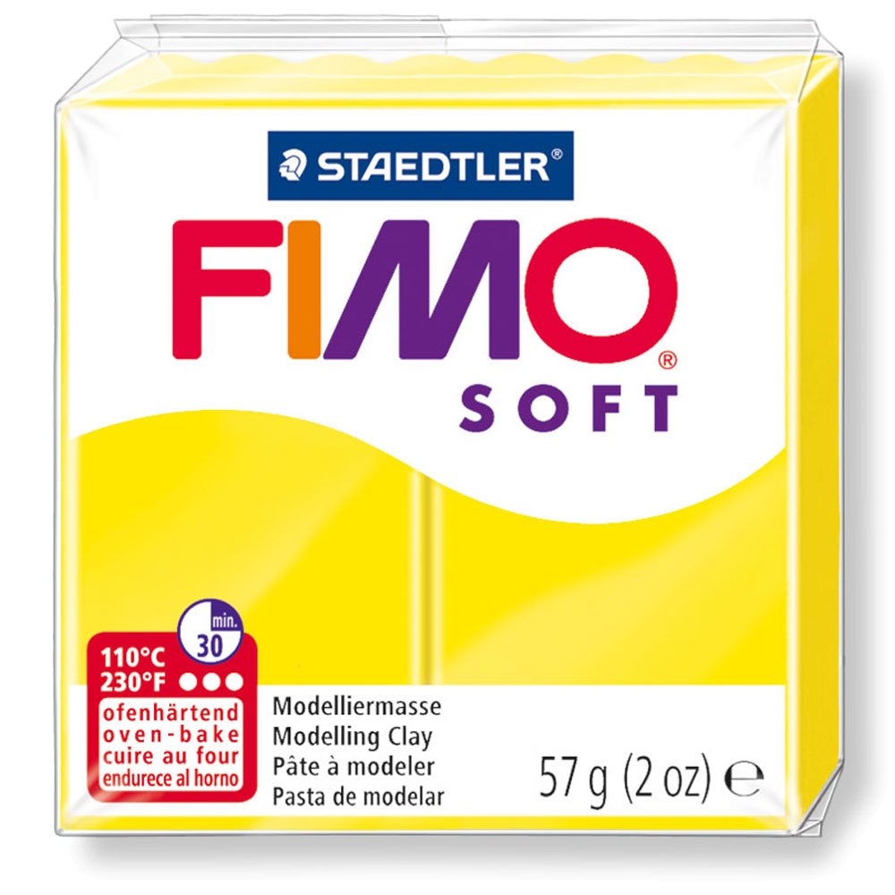 STAEDTLER Fimo Soft Einzelblock ofenhärtend limone