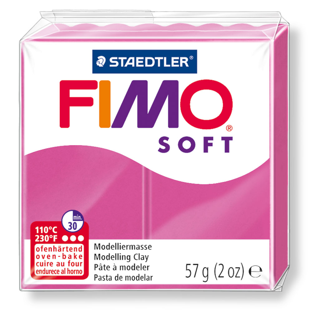 STAEDTLER® FIMO® Soft Einzelblock ofenhärtend himbeere