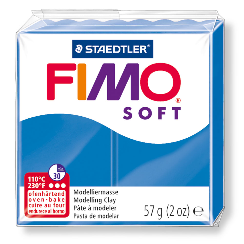 STAEDTLER Fimo Soft Einzelblock ofenhärtend pazifikblau