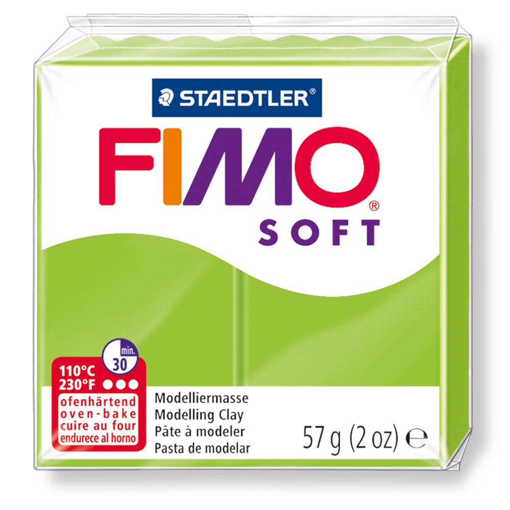 STAEDTLER Fimo Soft Einzelblock ofenhärtend apfelgrün