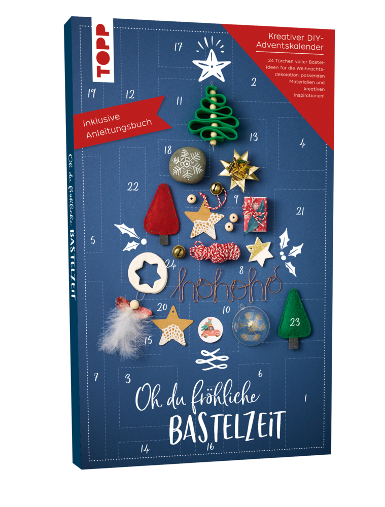 TOPP Kreativ-Adventkalender mit 24 Bastelideen