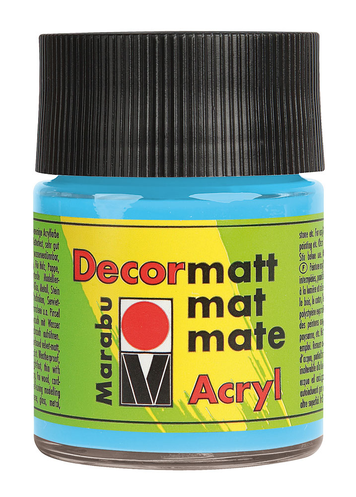 MARABU Acrylfarbe Decormatt Acryl 50 ml hellblau
