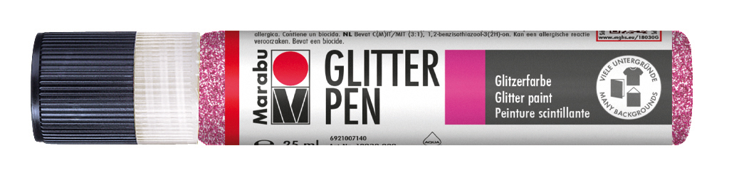 MARABU Glitter Pen 25 ml rosa