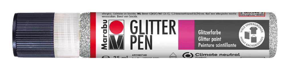 MARABU Glitter Pen 25 ml silber