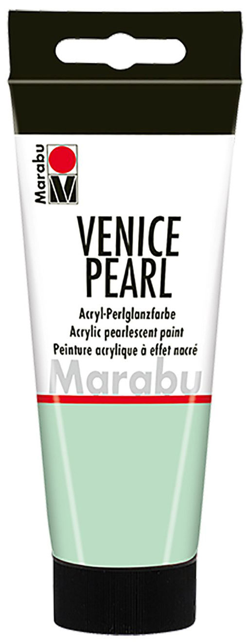 MARABU Acryl-Perlglanzfarbe Venice Pearl 100 ml perlmutt-grün