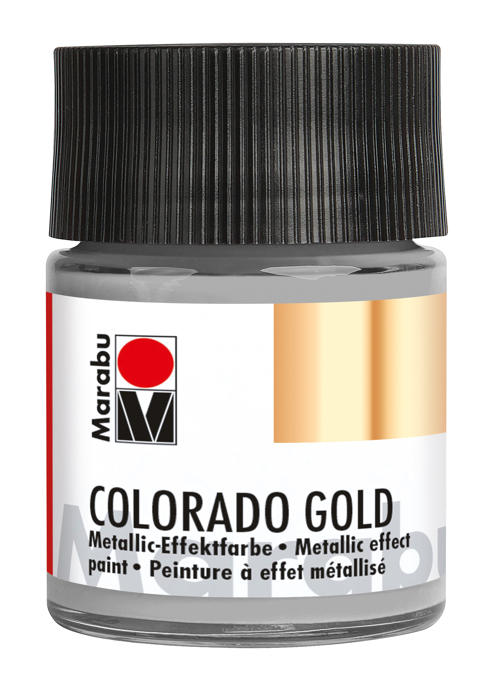 MARABU Metallic-Effektfarbe Colorado Gold 50 ml palladium