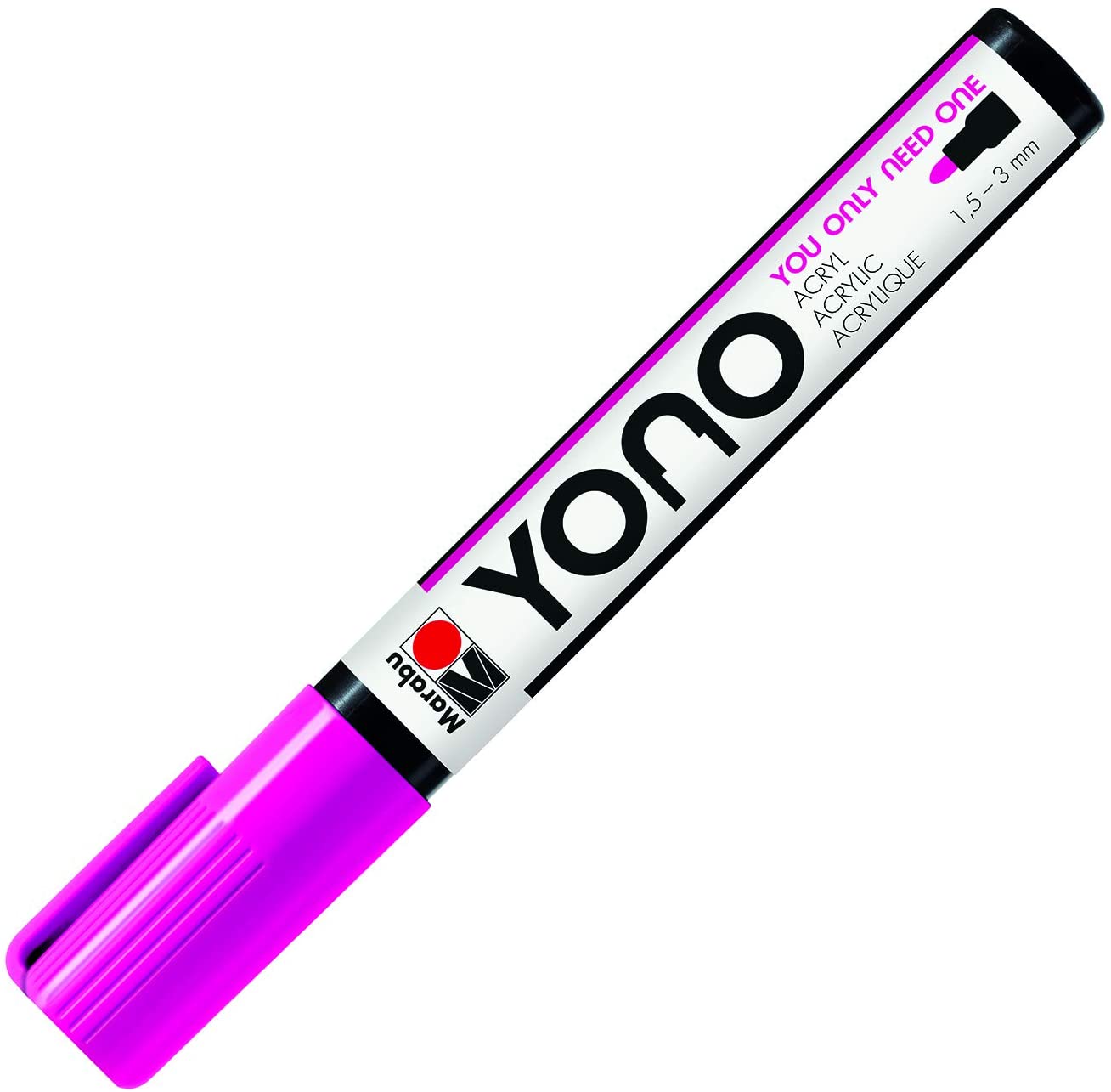MARABU Acrylmarker YONO 1,5 - 3 mm neon pink